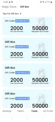 Gift Codes Avive